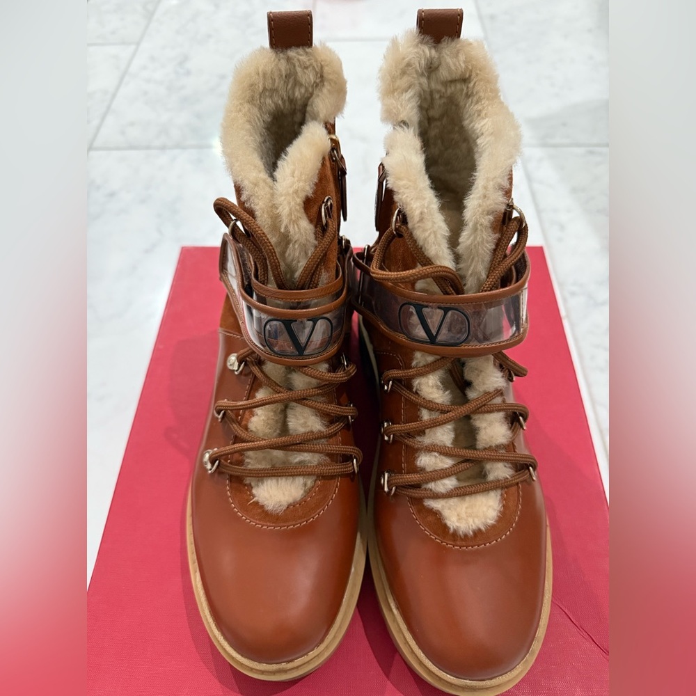 Valentino Garavani 'Trekkgirl' Shearling Boot